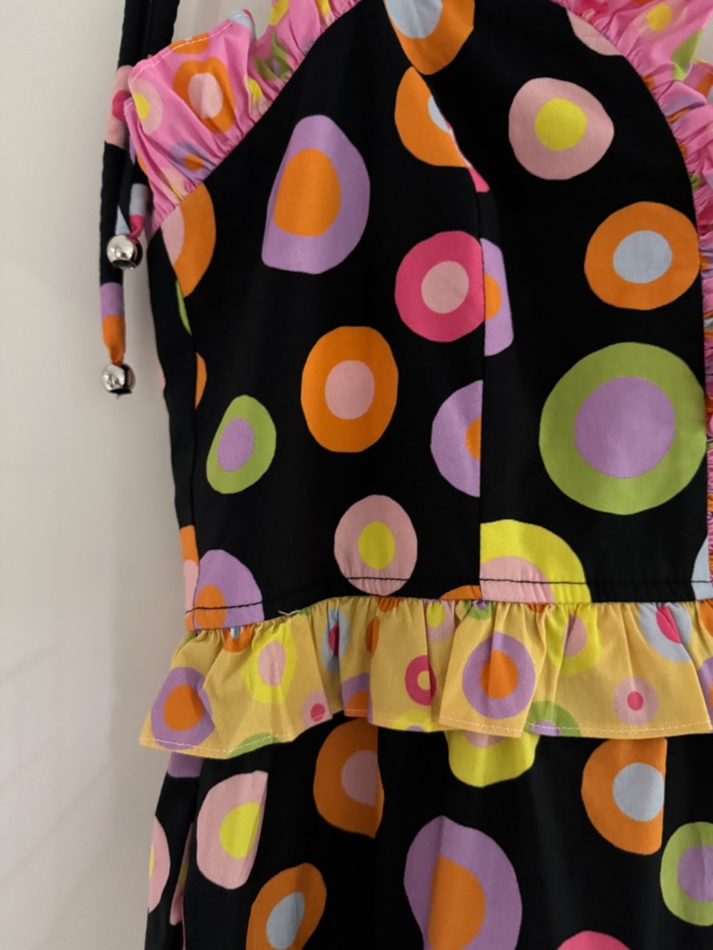 CeliaB Dalia Tiered Polka Dot Midi Dress - Picture 2 of 3